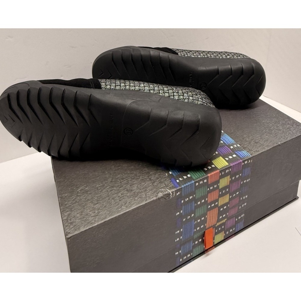 Bernie Mev Woman Size 37 Swift Black Shimmer Memory Foam - Picture 3 of 5